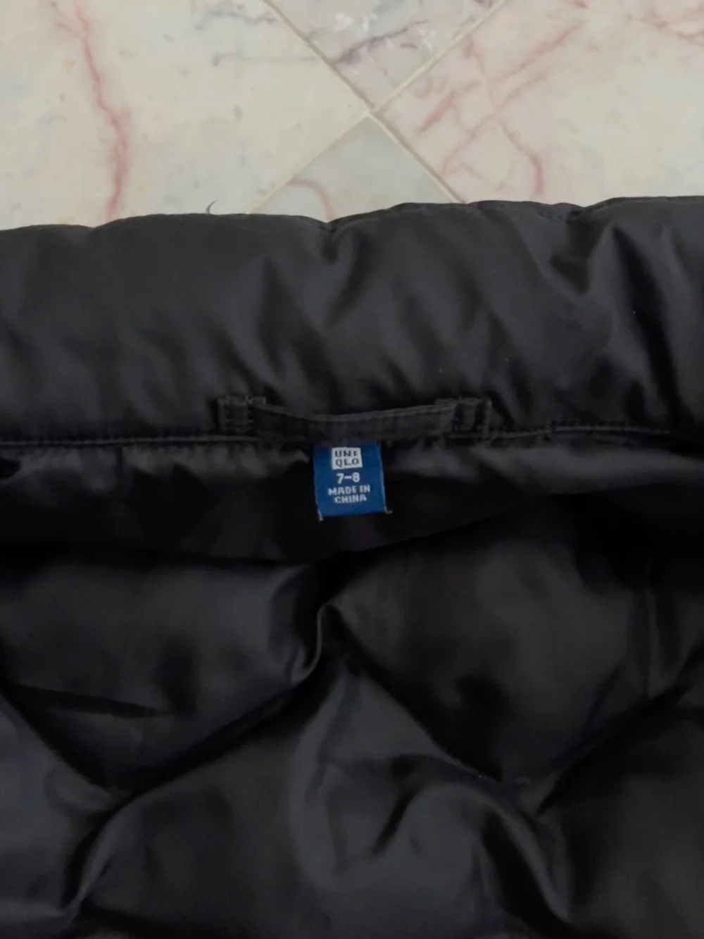 Uniqlo Kids PUFFTECH Washable Puffer Vest Black Size 7-8